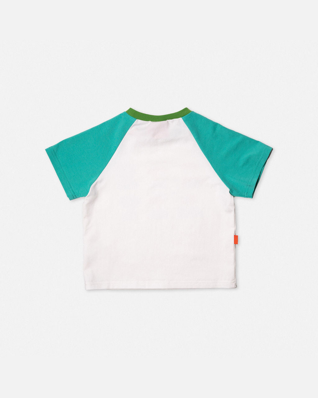 Raglan T-Shirt Aqua & White